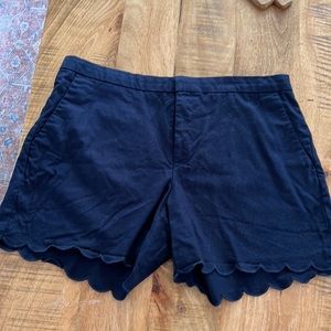 Banana Republic- blue scallop shorts size 10